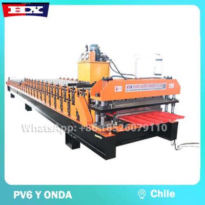 maquina para hacer planchas de zinc PV6 y onda