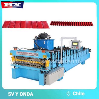maquina para fabricar planchas de 5V y onda