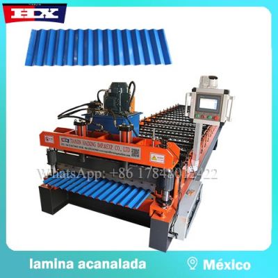 maquina para fabricar lamina acanalada