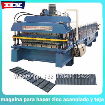 maquinas de hacer tejas de zinc acanalado