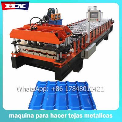 Maquina para hacer tejas metalicas de 1075
